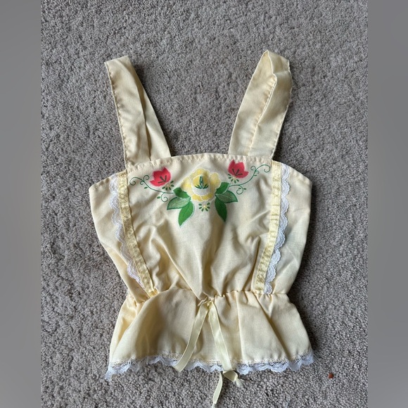 Girls VTG floral tank top 5 - Picture 1 of 5